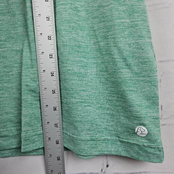 Rhoback Green Mens L Short Sleeve Shirt Tee Soft Stretch Comfort Quality Sports - Picture 11 of 11